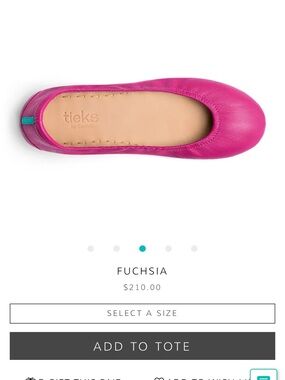 Tieks Fuchsia Ballet Flat